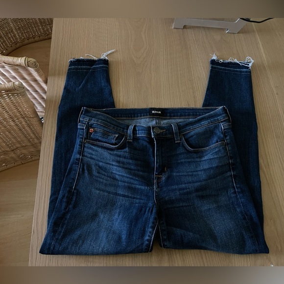 Hudson| Dark Wash Skinny Jeans in Krista Ankle Style•••Size 30, Raw Hem - Picture 4 of 15